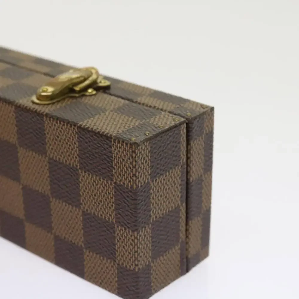 LOUIS VUITTON Damier Ebene Watch Case Trunk